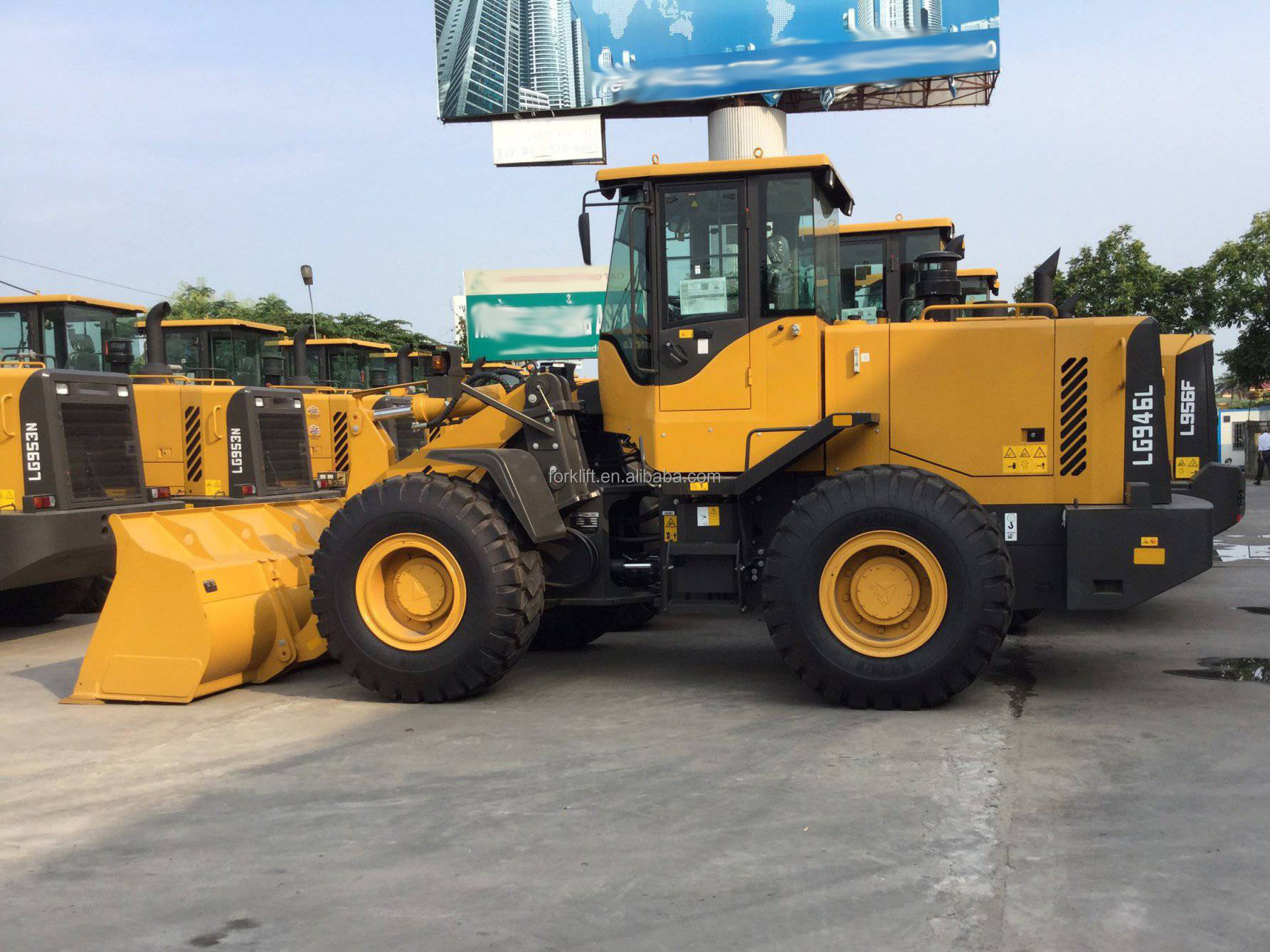 2024 CRUKING Official hot sale front end wheel loader LG946L with famous engine for sale