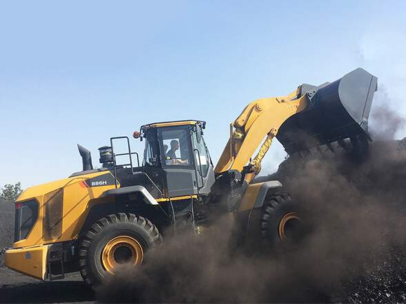 2024  China cruking Top brand high quality and efficiency 8 ton hydraulic wheel loader 886H with high power but low price