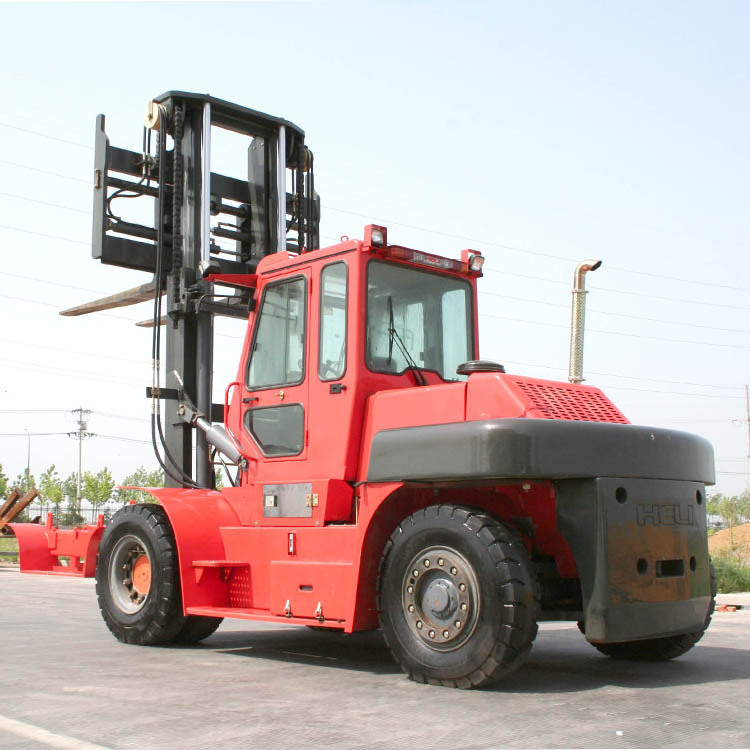 Top brand  Heli Brand New 15 ton Diesel Forklift CPCD150 with fork posioner and bale clamp for sale