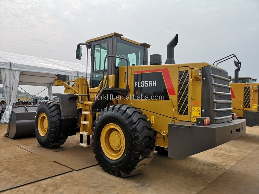 2024 CRUKING Wheel Loader FL955H 5ton mini with backhoe loader for construction on Hot Sale