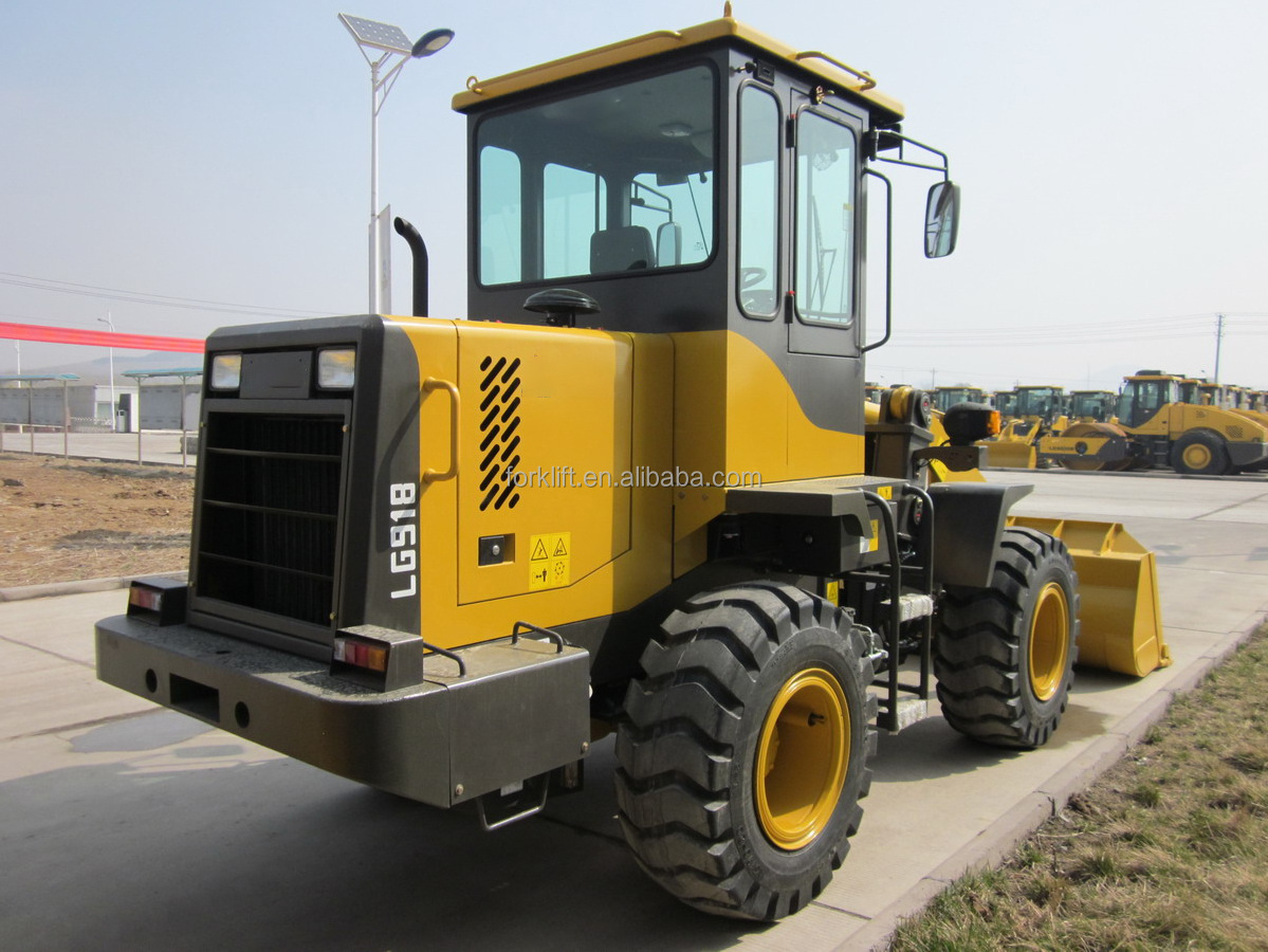 2024 Cruking Mini wheel loader 1m3 bucket capacity LG918 with high quality WITH low price