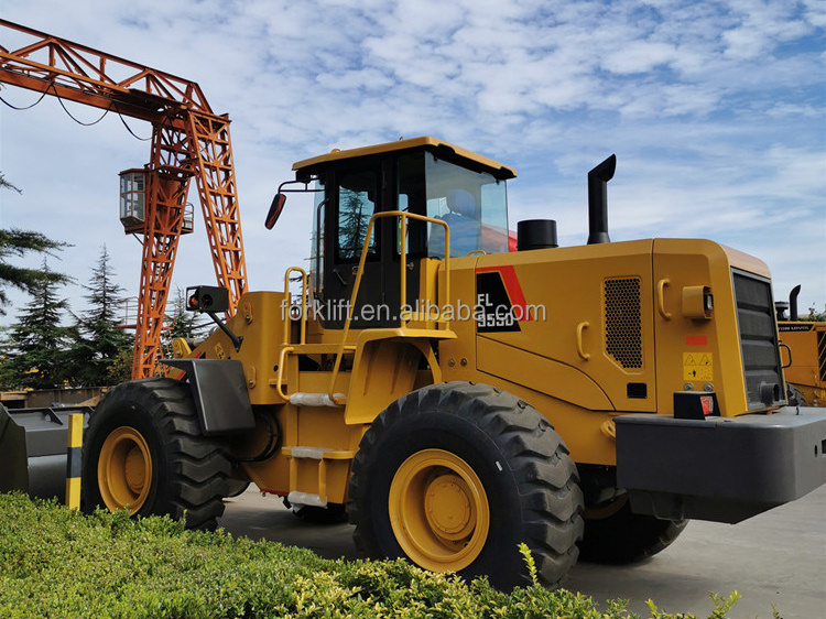 2024 CRUKING Wheel Loader FL955H 5ton mini with backhoe loader for construction on Hot Sale