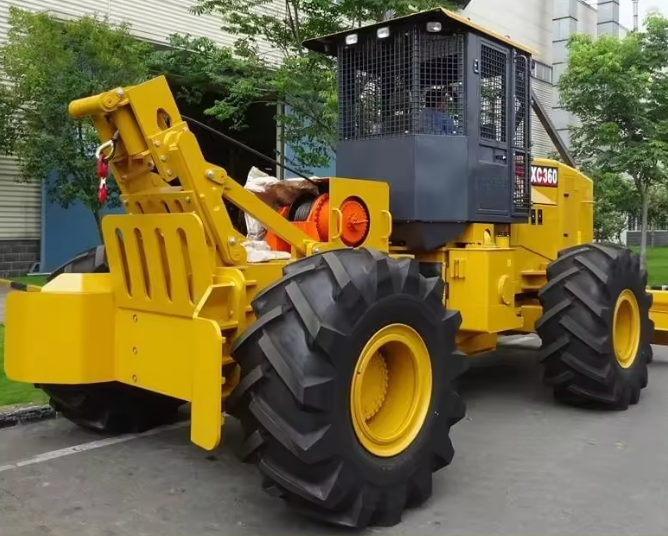 Wood skidder Forest Log Skidder 240hp XC360  for collection and transfer of diversified timbers