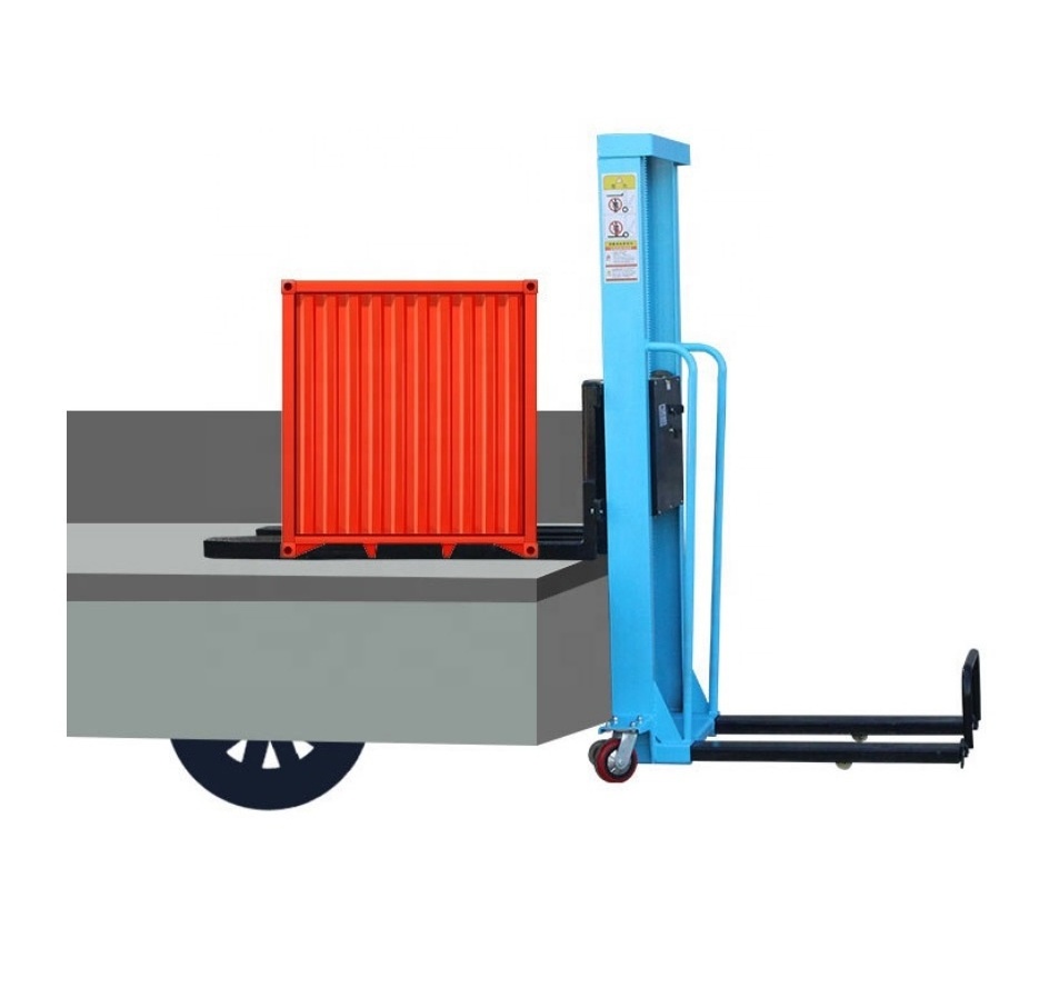 OEM 1 ton 0.3 ton 0.5 ton small Remote control electric hand push forklift mini portable hydraulic manual truck forklift