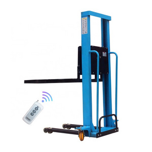 OEM 1 ton 0.3 ton 0.5 ton small Remote control electric hand push forklift mini portable hydraulic manual truck forklift