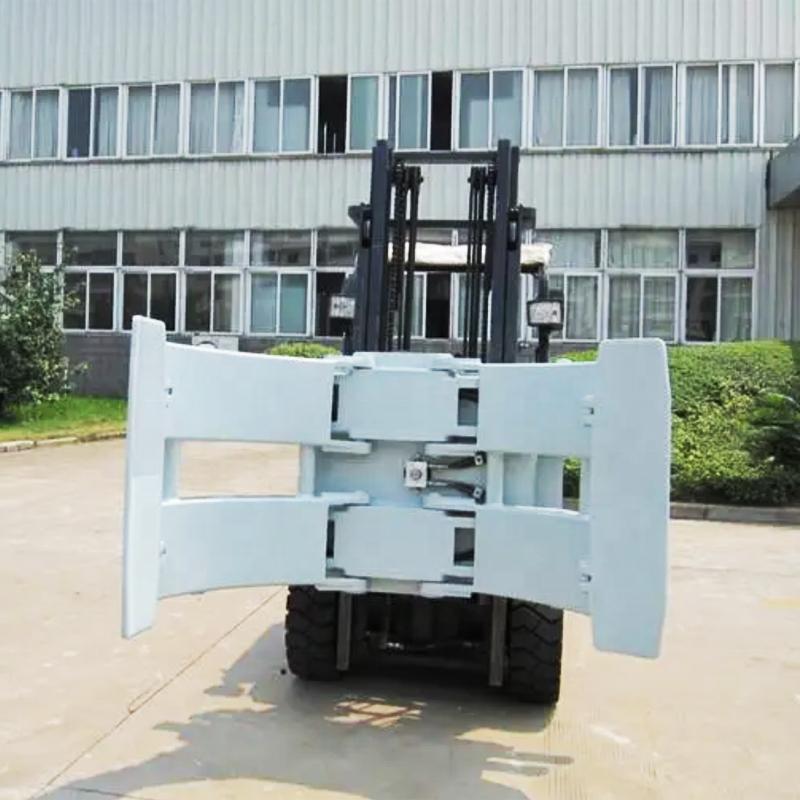 Tractor Forklift pusher attachment electric forklift with clamp supplier paper roll clamp bale drum clamps