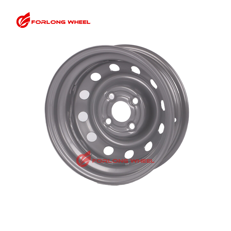 FORLONG custom 13'' 5.50X13 4-58.5-98 Round hole trailer wheel steel trailer wheels for 195/50R13C