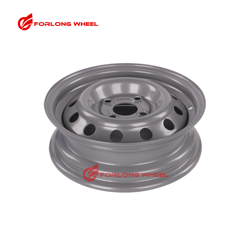 FORLONG custom 13'' 5.50X13 4-58.5-98 Round hole trailer wheel steel trailer wheels for 195/50R13C