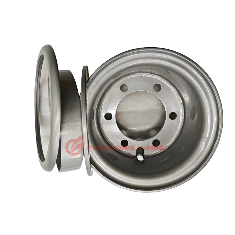 FORLONG 12'' 5.00SX12 6X161 12 Inch Rims Car Wheels Deep Dish For forklift truck Wheels