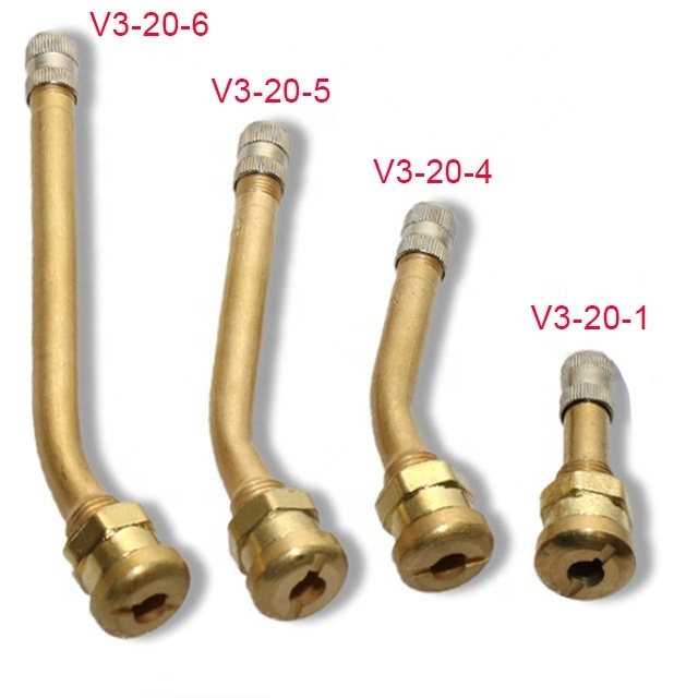 Brass Tubeless Tire  Valve  V3-20-1 V3-20-6 V3-20-4 V3-20-5 Universal Extension Wheel Tyre