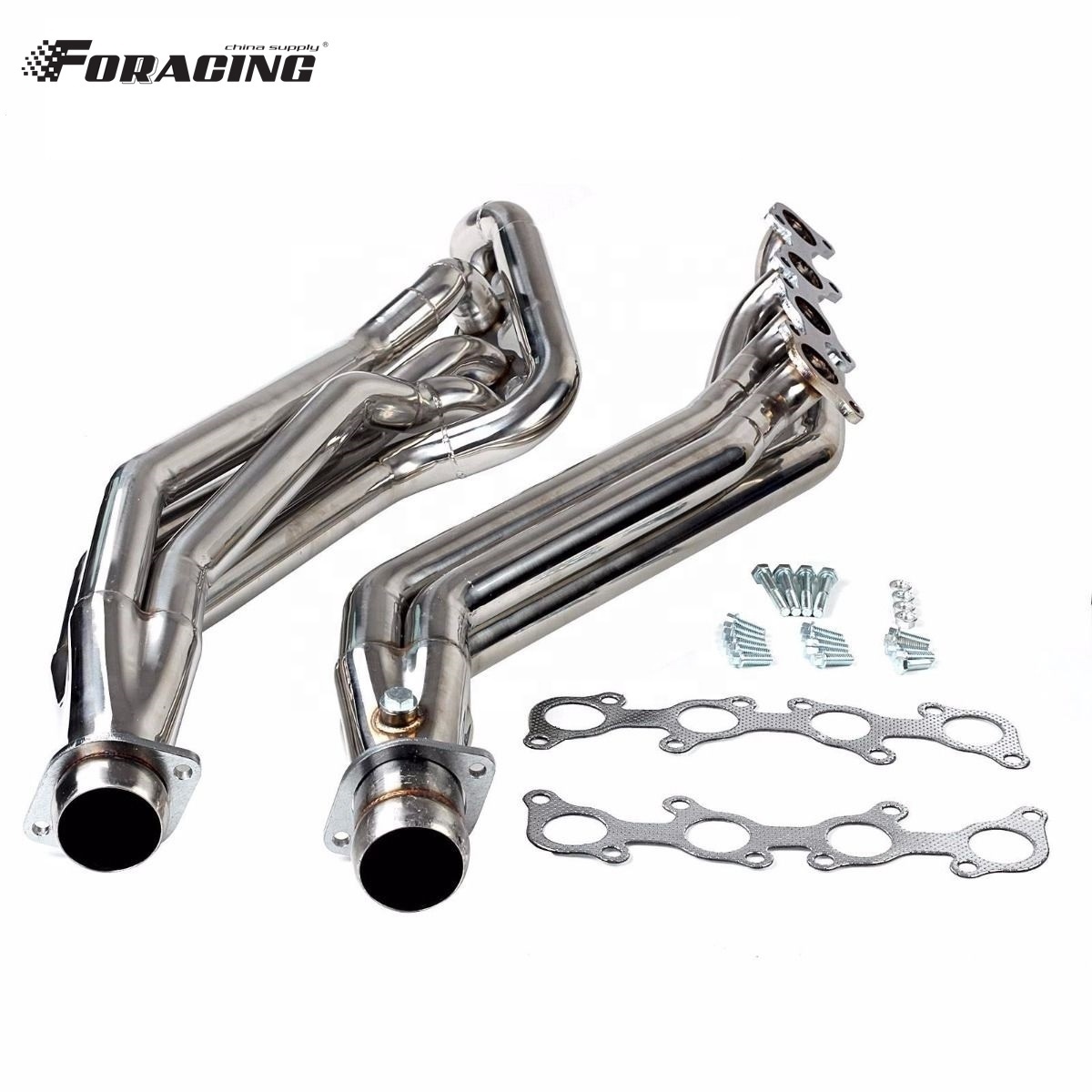 Stainless Steel Exhaust Header for Mustang Manifold  5.0L V8  LS1 LS2 LS3 LS6 LSX