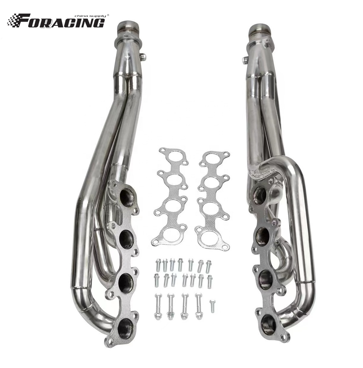 Stainless Steel Exhaust Header for Mustang Manifold  5.0L V8  LS1 LS2 LS3 LS6 LSX