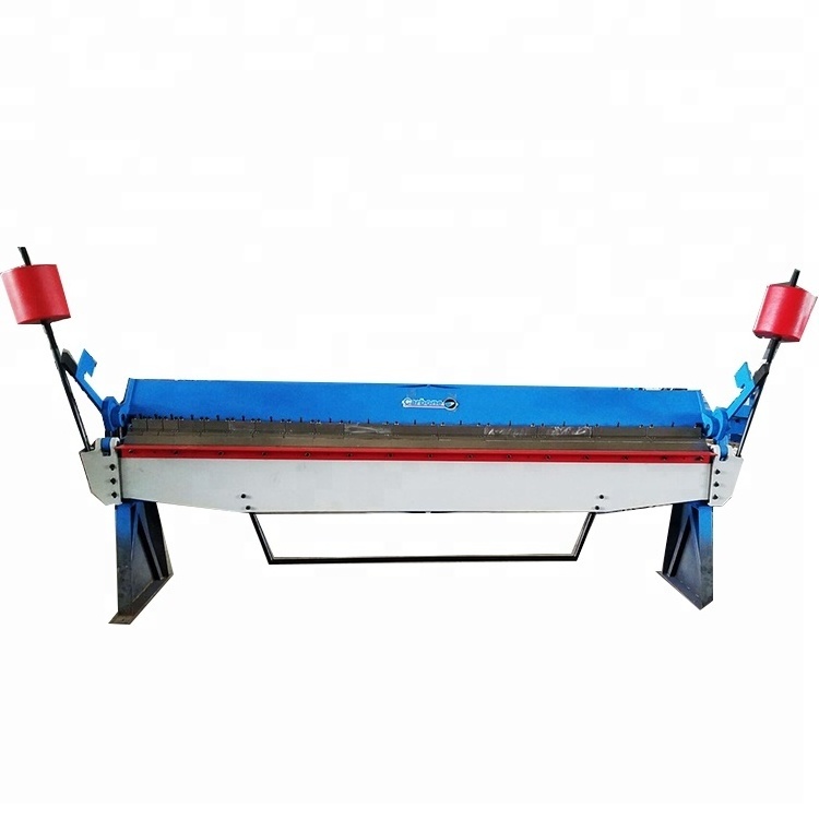 Heavy Manual metal sheet bender segment finger folding machine pan box brake with best price