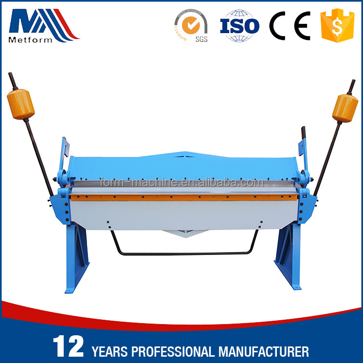 Heavy Manual metal sheet bender segment finger folding machine pan box brake with best price