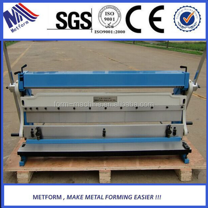 Combination Sheet Metal Manual Shearing machine for Hand roll bending machine price