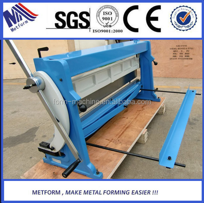 Combination Sheet Metal Manual Shearing machine for Hand roll bending machine price