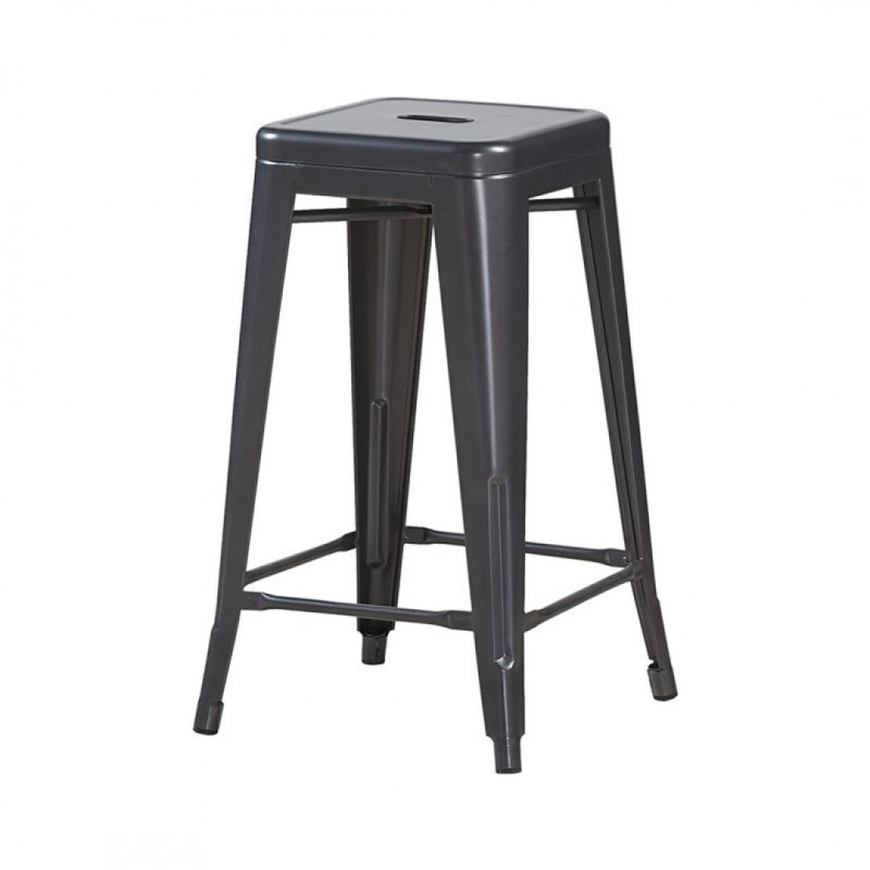 durable colorful metal tabouret de stackable furniture industrial black cafe bar stool black for restaurant dining coffee table