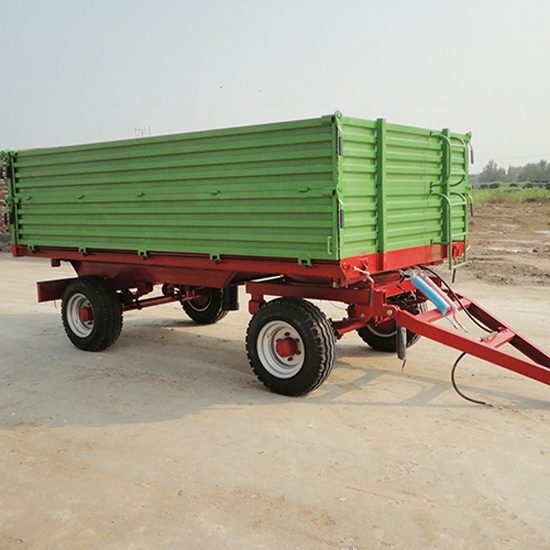 Small ATV farm hydraulic 6 ton hook lift tipper dump trailer