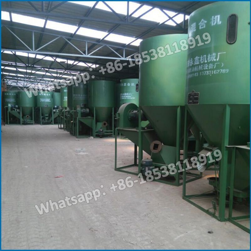 Pig/ sheep/ chicken/ cow/ poultry feed mill plant / Poultry Feed grinder and Mixer / Feed crushing Machine