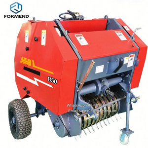 Mini round hay baler machine/hay baler for sale