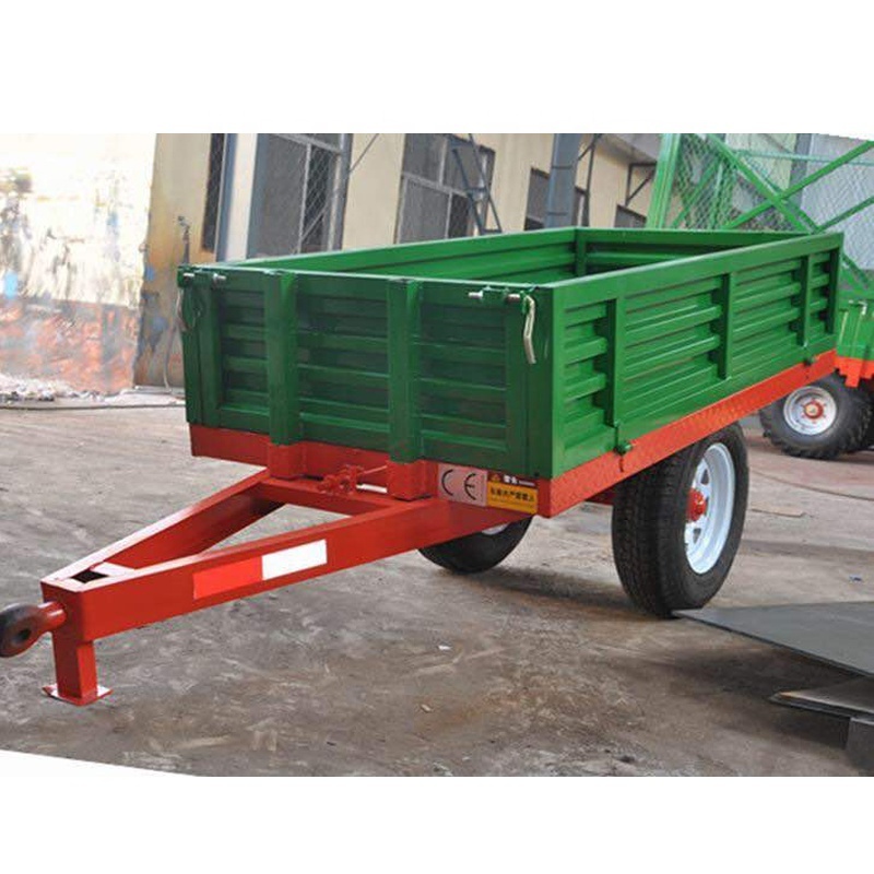 Small ATV farm hydraulic 6 ton hook lift tipper dump trailer