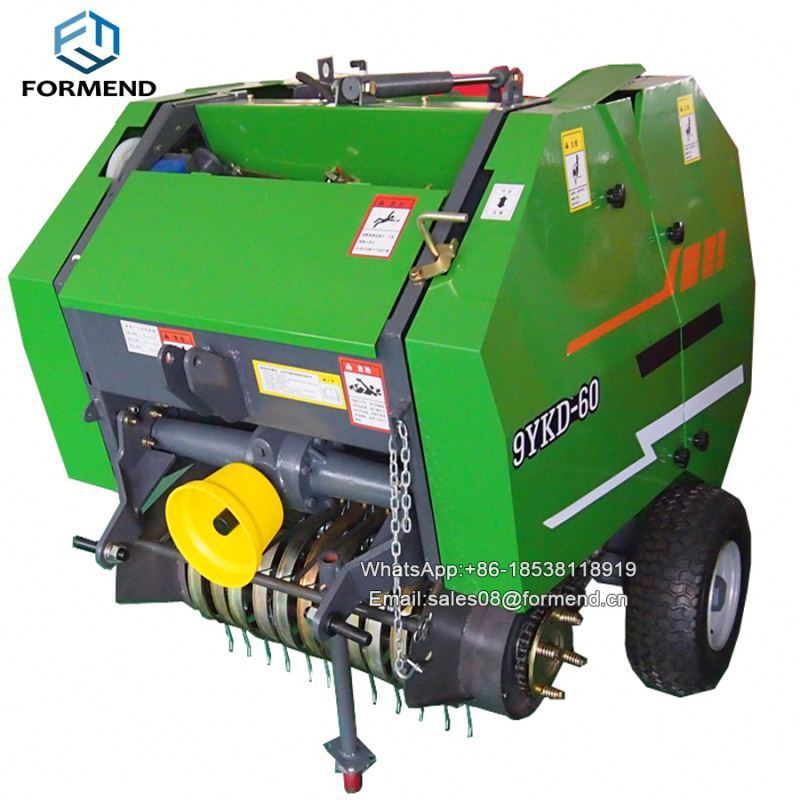 Automatic hydraulic system farm mini pine straw baler with wholesale price