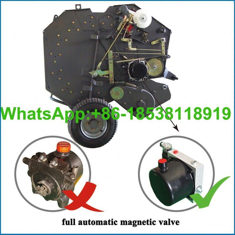 CE approved wheat straw mini round hay baler