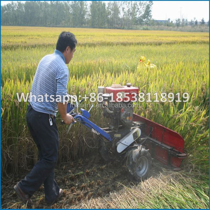 High Speed Power Tractor Paddy Wheat Rice Reaper