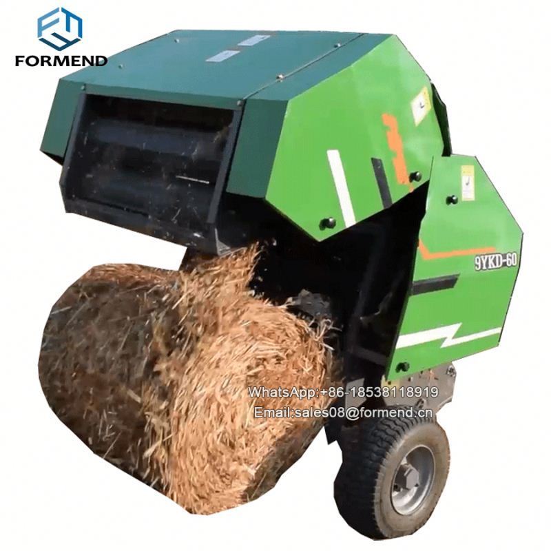 ATV mini round hay baler machine for sale