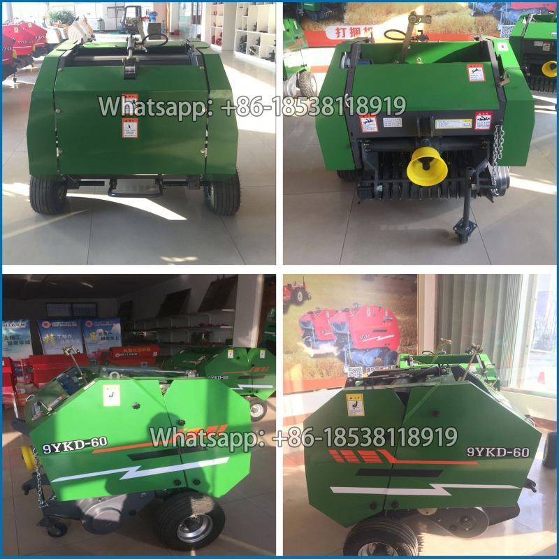 2023 hot sale tractor mini round straw hay baler for sale