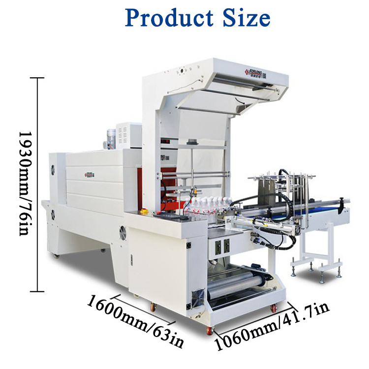 2024 Automatic Water Bottle Web Sealer Shrink Wrapping Machine