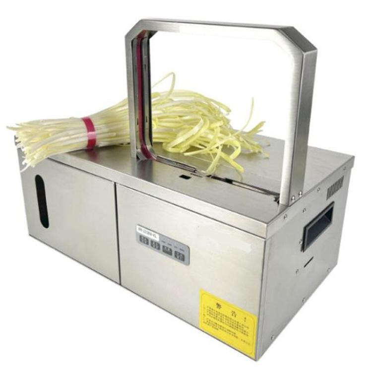 Vegetable machine Desktop small objects strapping small vegetable banding machine