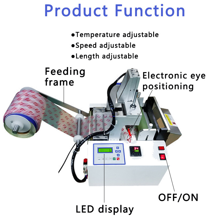 PE bag  Side Sealing Cutting Sealing Plastic Bag Machine Plastic Tube Bag Cutting Making Machine Price