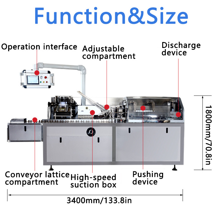 Automatic Facial tissue packing paper carton boxs machine price Cartoning Packing Machine