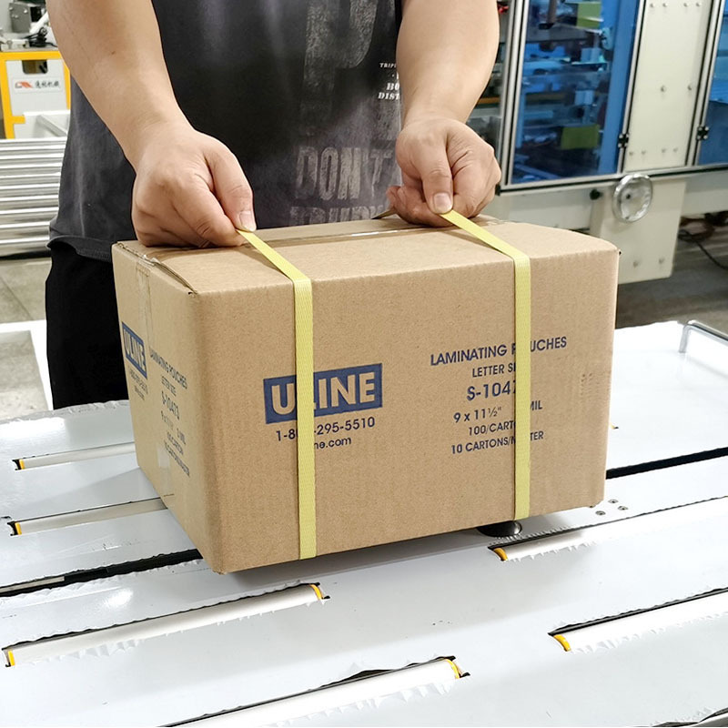 Former PP Belt Bundle Paper Carton Wrapping Strapping Machines/carton ...