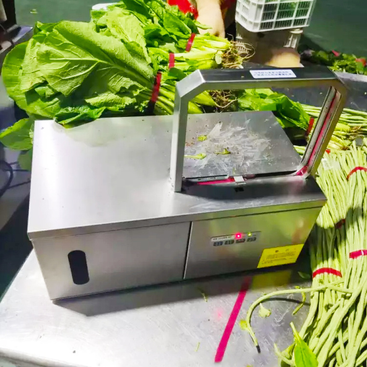 Vegetable machine Desktop small objects strapping small vegetable banding machine