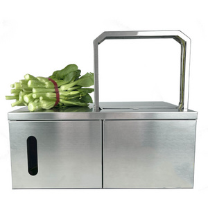 Vegetable machine Desktop small objects strapping small vegetable banding machine