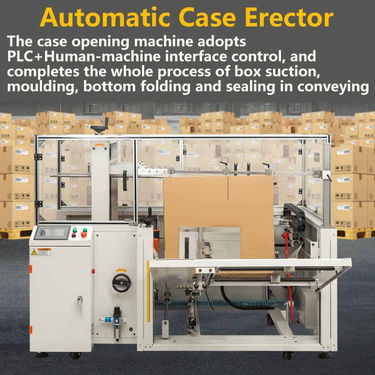 Former Auto Case Packer / Case Erector / Carton box sealing Packing machine