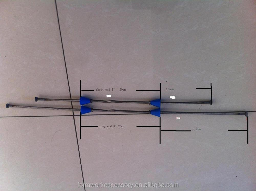 concrete forms snap tie with cone  tie wedges for plywood formwork system