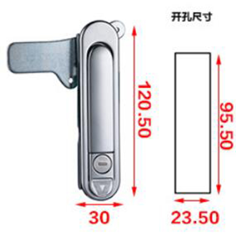 Concealed Butt-joint Switchboard Cabinet Electric Panel Door Locks Handles Fastening Latches For Generators