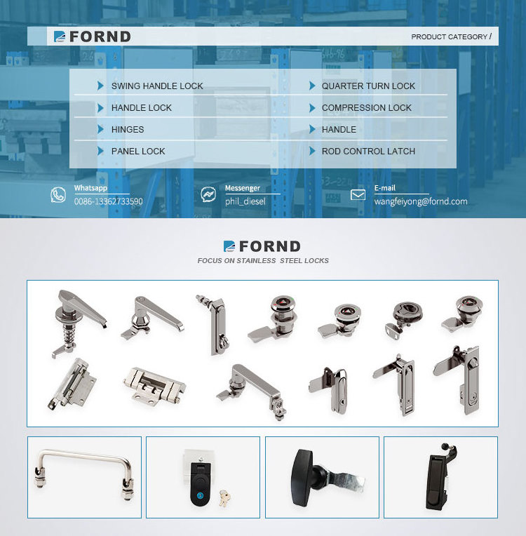 Quarter Turn Latch Cam Lock with key electrical Panel Cabinet door Stainless Steel Wing Thumb Knob Cam Lock