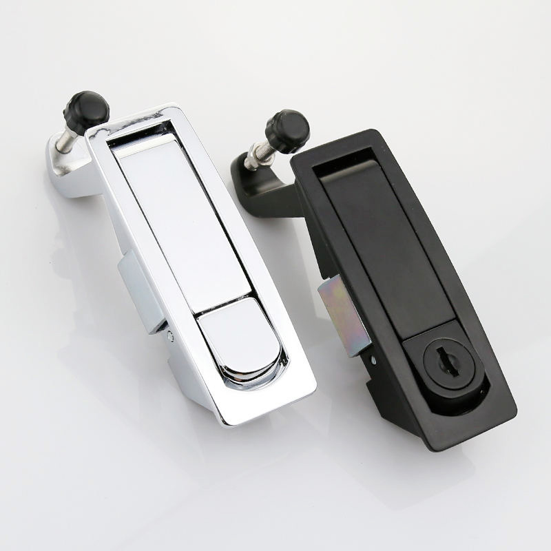 Zinc Alloy Compression Lock Ms606 Push Button Trigger Lever Panel Lock Industrial Cabinet Plane Electronic Compression Latch