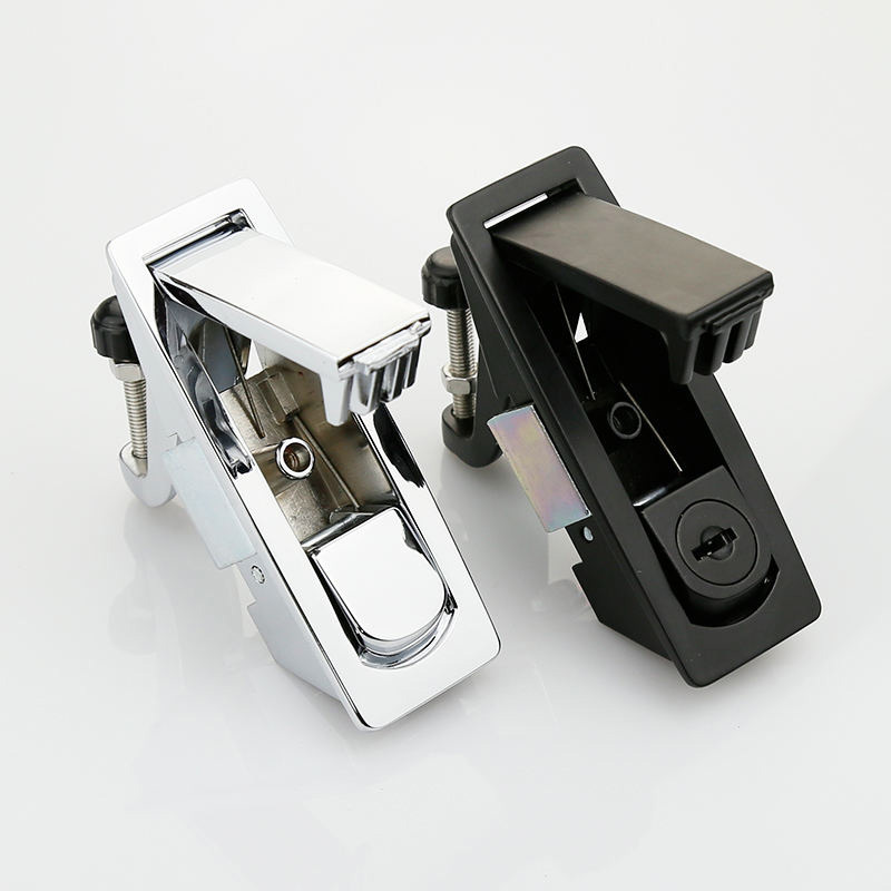 Zinc Alloy Compression Lock Ms606 Push Button Trigger Lever Panel Lock Industrial Cabinet Plane Electronic Compression Latch