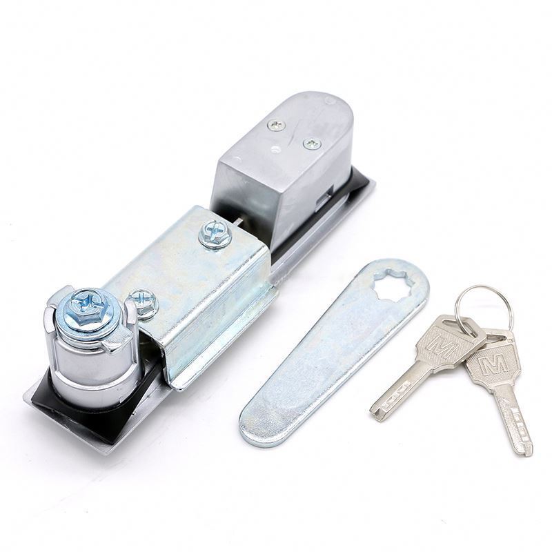 link- Metal Button Industry Door Cabinet Lock Swing Handle Latches Lock Electrical Panel Lock With Key