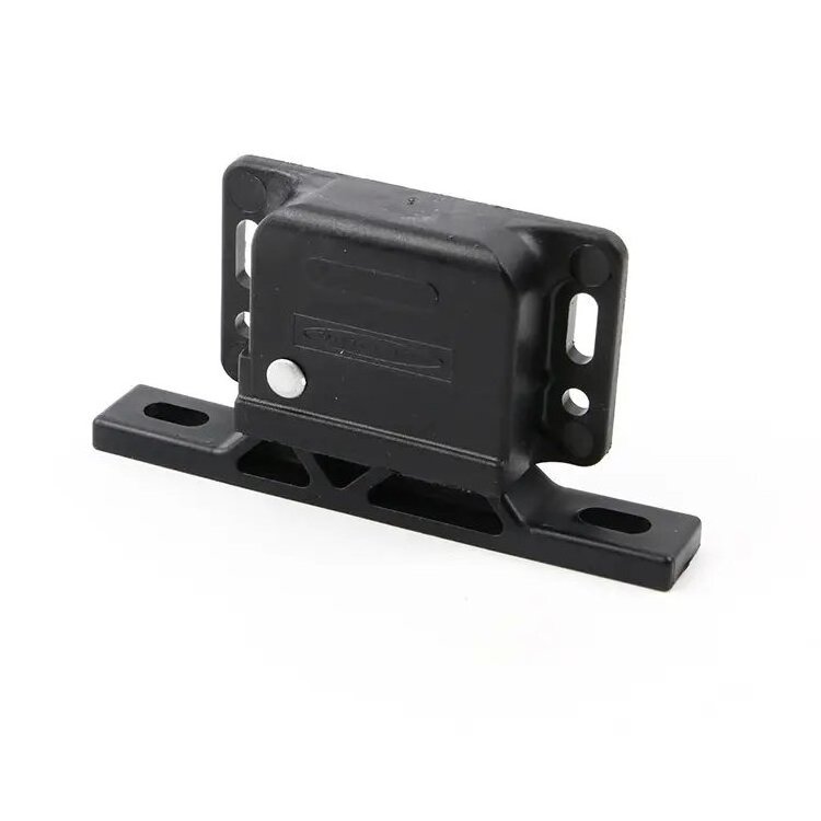 Black Push-to-close Lock Grabber Holder RV camper Trailer boat cabinet door drawer latch