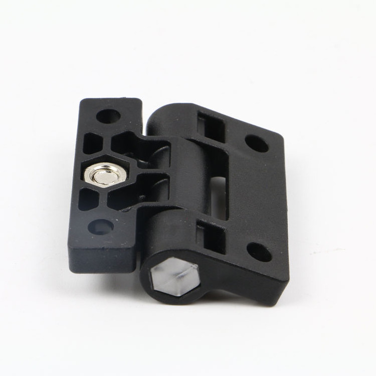 black plastic  Nylon Adjustable Torque Small Cabinet Hinges Mini damping Hinge For Furniture