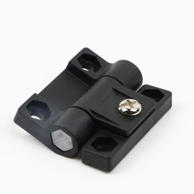 Plastic Polyamide Screw Mount Adjustable Torque Friction Hinge Cabinet Door Hinge Furniture Nylon Hinge