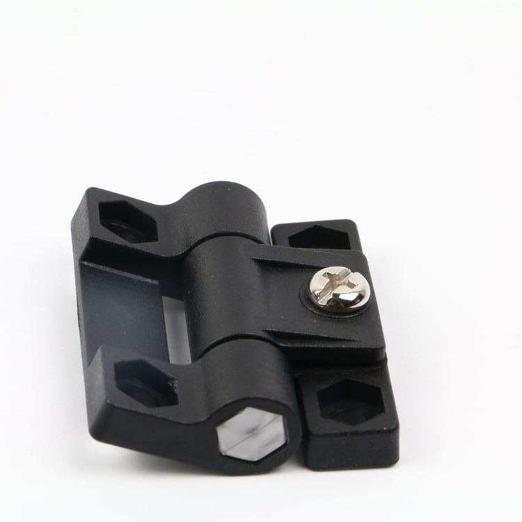 black plastic  Nylon Adjustable Torque Small Cabinet Hinges Mini damping Hinge For Furniture