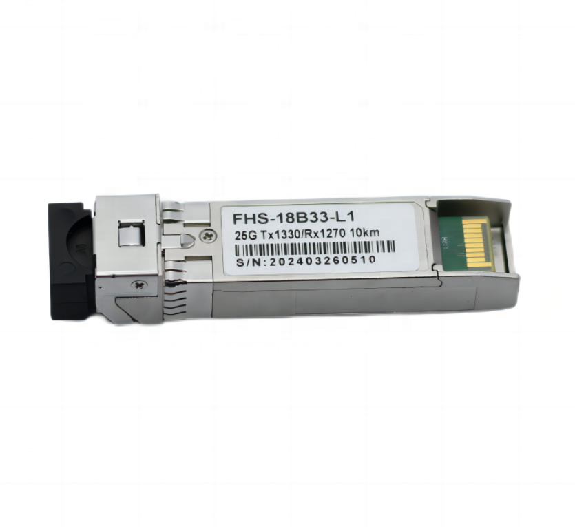 SFP28 25GBASE-D 1330nm-TX/1270nm-RX 10km DOM Simplex LC/UPC SMF Optical Transceiver Module