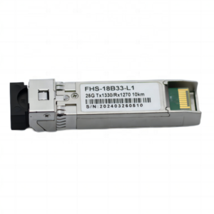 SFP28 25GBASE-D 1330nm-TX/1270nm-RX 10km DOM Simplex LC/UPC SMF Optical Transceiver Module